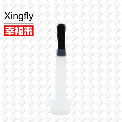Pinceaux de vernis à ongles noirs Pour vernis à ongles PE Matériau en nylon en plastique
