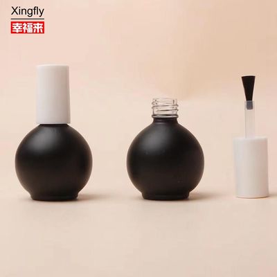 Surface lisse 5 ml vernis à ongles Bouteille Matériau de base en verre multicolore