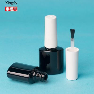 Bouteille de vernis à ongles vide de 8 ml avec pinceau Bouteille cosmétique en verre