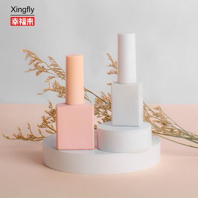 Bouteille de vernis à gel transparent de 12 ml Surface personnalisable artisanat avec pinceau et bouchon