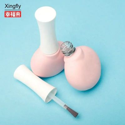 Bouteille en verre de vernis à ongles unique OEM Bouteilles de vernis à ongles vides sur mesure avec pinceau et bouchon