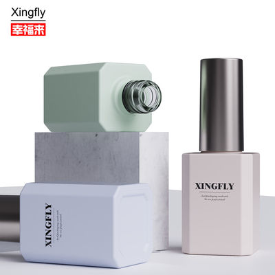 Bouteille de vernis à ongles de 15 ml Gel gel pour vernis à ongles Gel pour ongles pour doigts Vernis à ongles Bouteille en verre
