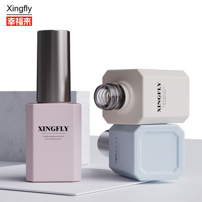 Bouteille de vernis à ongles de 15 ml Emballage cosmétique UV Bouteilles vides de vernis à ongles avec pinceau