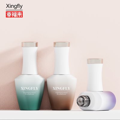Bouteille en verre de vernis à ongles en gel de 12 ml Personnalisable Durable Unique Bouteilles de vernis à ongles vides