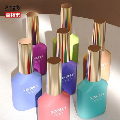 Bouteille de vernis à ongles de 15 ml Bouteille de vernis à ongles en verre vide avec bouchon et pinceau