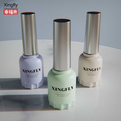 Bouteille de vernis à ongles de 12 ml Bouteilles vides de vernis à ongles Récipients ronds Gel de vernis à ongles Bouteille