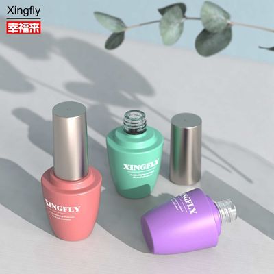 15 ml bouteilles de vernis à ongles en verre vide Gel emballage cosmétique Gel vernis à ongles bouteille en verre