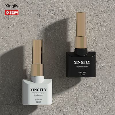 Bouteille de vernis à ongles de 12 ml Carré Vidre vide Vernis à ongles Bouteille de vernis à ongles