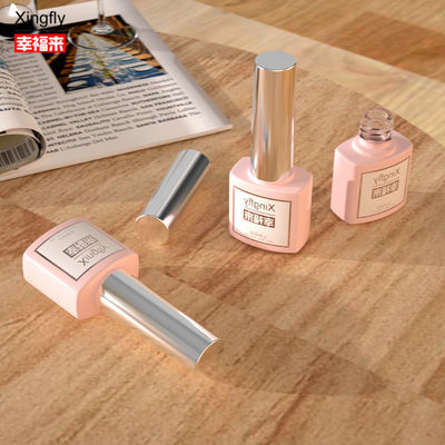 7 ml bouteille de vernis à ongles contenant du gel de vernis à ongles UV Bouteille de verre de vernis à ongles vide