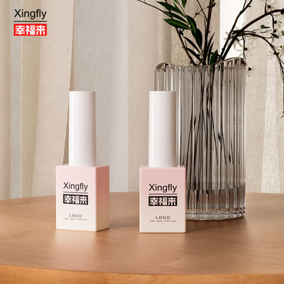 Bouteilles de vernis à ongles 8 ml Logo personnalisé Carré Gel à ongles Bouteille de vernis à ongles vide