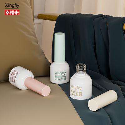 Bouteille de vernis à ongles de 10 ml Gel rond Polish UV personnaliser LOGO Bouteille en verre