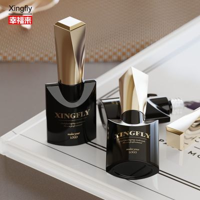 Bouteille de vernis à ongles contenant du gel Bouteille en verre avec pinceau et bouchon