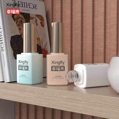 Bon prix 16 ml bouteille de vernis à ongles en gel carré Vernis à ongles en gel UV Bouteille en verre avec bouchon de pinceau en ligne