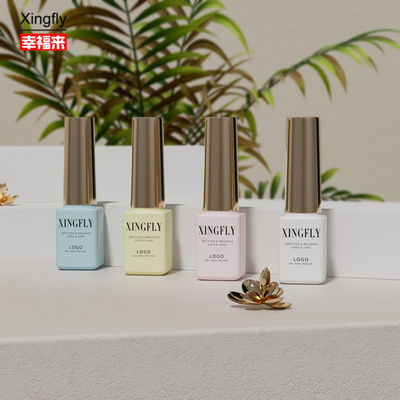 Bouteille de vernis à ongles de 5 ml Bouteille de gel carré vide Bouteilles de vernis à ongles en verre avec pinceau