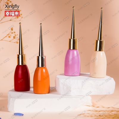 Bouteille de vernis à ongles de 12 ml La bouteille de gel Vernis à ongles Gel vide Vernis à ongles avec pinceau