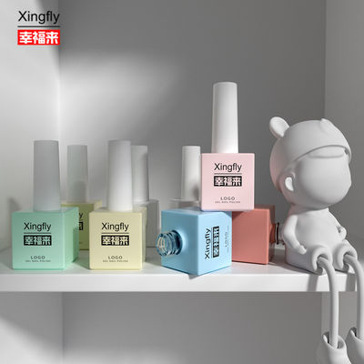 Bon prix 17ml Logo personnalisé Couleur Gel UV Gel vide Vernis à ongles Bouteille est livrée avec un bouchon de pinceau en ligne