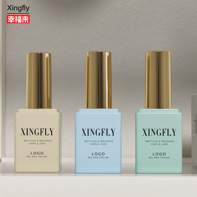 Bouteille de gel pour ongles de 17 ml Cosmétique personnalisé d'une grande capacité L'huile de vernis à ongles Bouteille de verre vide