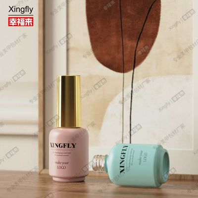 17 ml Gel Polish pour ongles Logo personnalisé Bouteilles de luxe Contenant Emballage Bouteille de Gel Polish