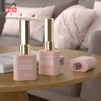 Bouteille de vernis à ongles en gel de grande capacité de 12 ml Bouteilles en verre à vernis à ongles avec bouchon et pinceau