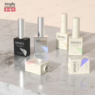 12ml Carré tout neuf Accessoires optionnels Gel pour yeux de chat UV vernis à ongles Bouteille vide