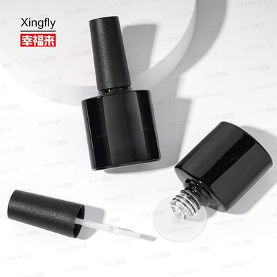 8 ml de vernis à ongles à gel bouteille de verre vide avec pinceau de bouchon usine en gros pour vernis à ongles à gel UV