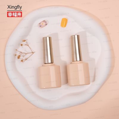 Logo personnalisé 10 ml de gel d'ongle Polish Flasque d'huile de verre vide Pour le vernis à ongles