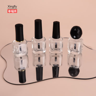 Bon prix Bouteilles de vernis à ongles en verre gel vide et transparent 8 ml avec pinceau à capuche en ligne